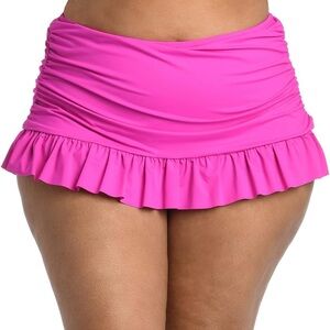 La Blanca Women's Island Goddess Skirted Swimsuit Bottom Seafoam